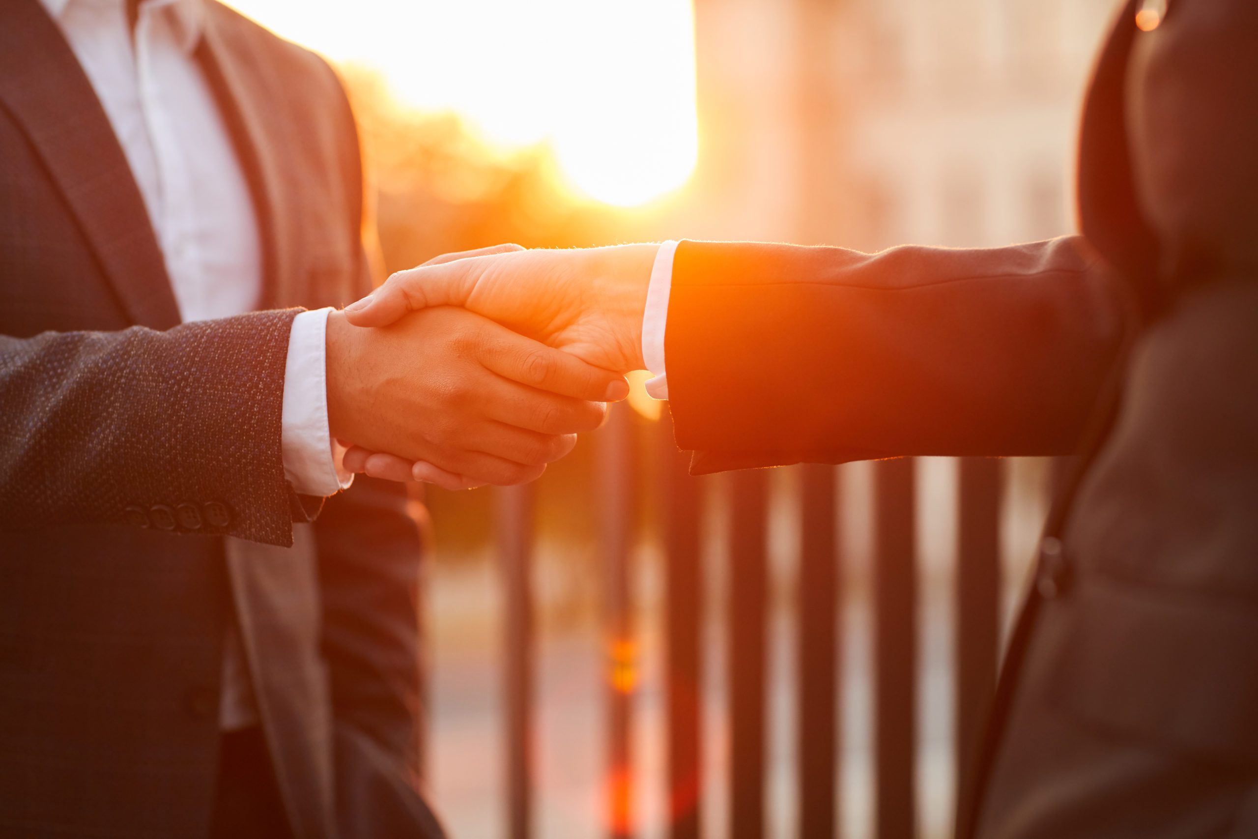 People shaking hands